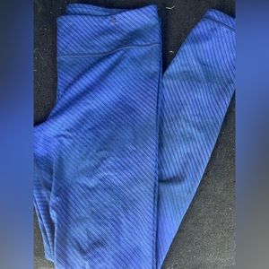 Blue under armour yoga pants